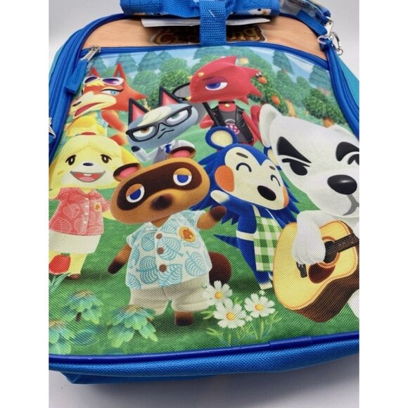 Animal Crossing New Horizons 5 Piece Set Backpack Keychain Lunch Bag Case Patch - Picture 4 of 8